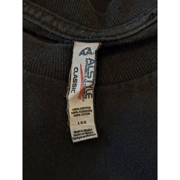 Vintage Rappahannock Virginia Long Sleeve T Shirt Mens Size Large Black Cotton - Picture 5 of 5